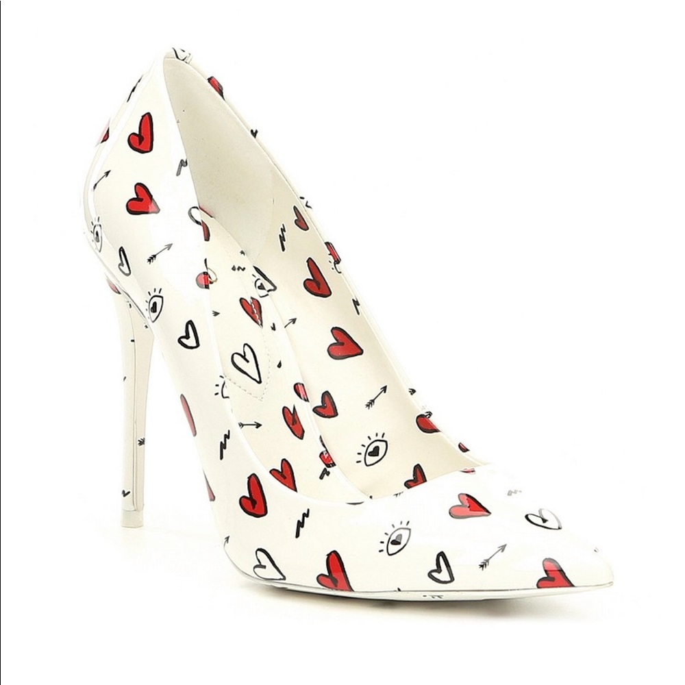 Aldo heart print pumps!